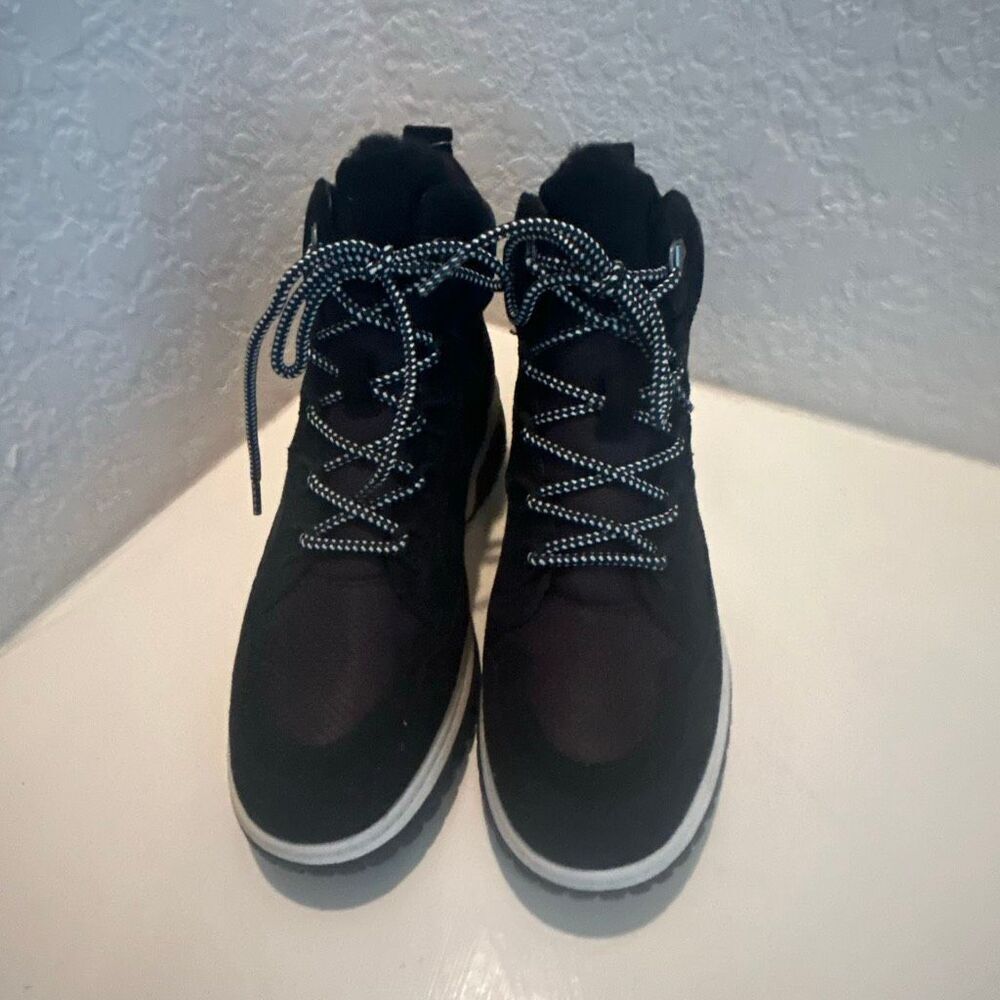 Sonoma Size 7.5 Farrah Water Repellant Booties Black Ortholite Comfort Foam NWT